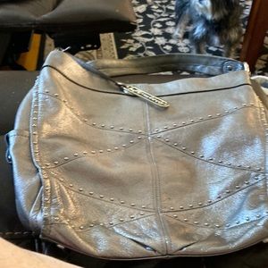 Silver handbag
